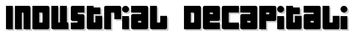 Industrial Decapitalist font